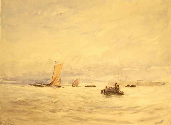 The Humber At Hull — Дэвид Кокс
