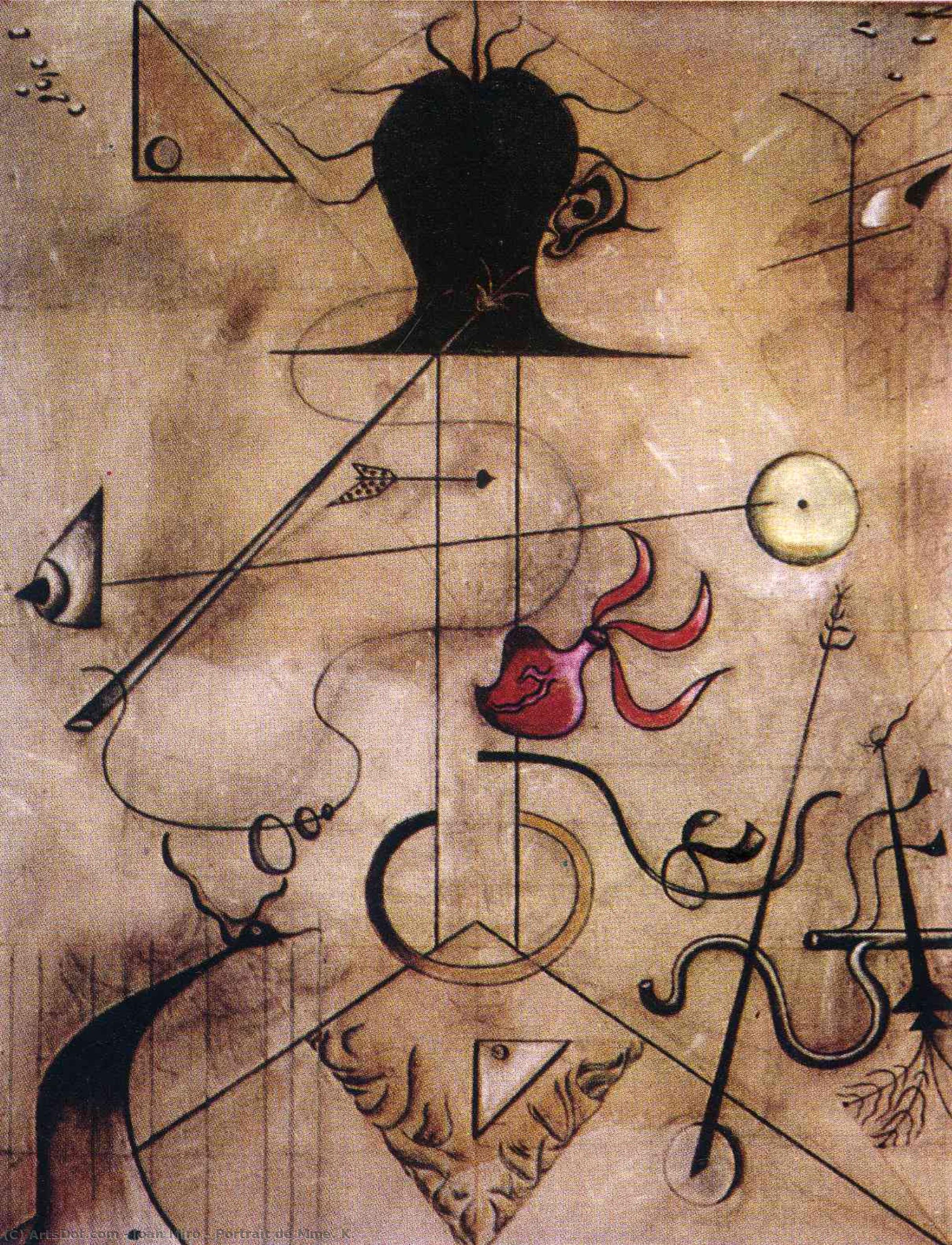 Portrait De Mme. K. — Joan Miró