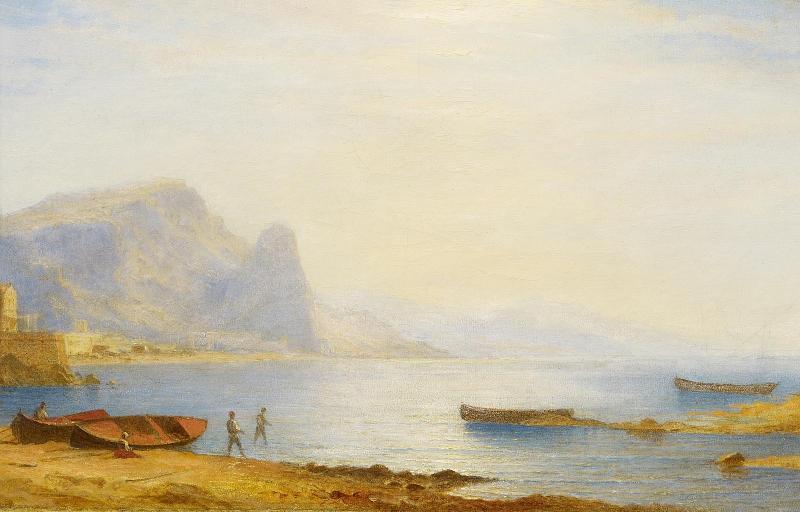 Fishermen On The Beach — Carl Morgenstern