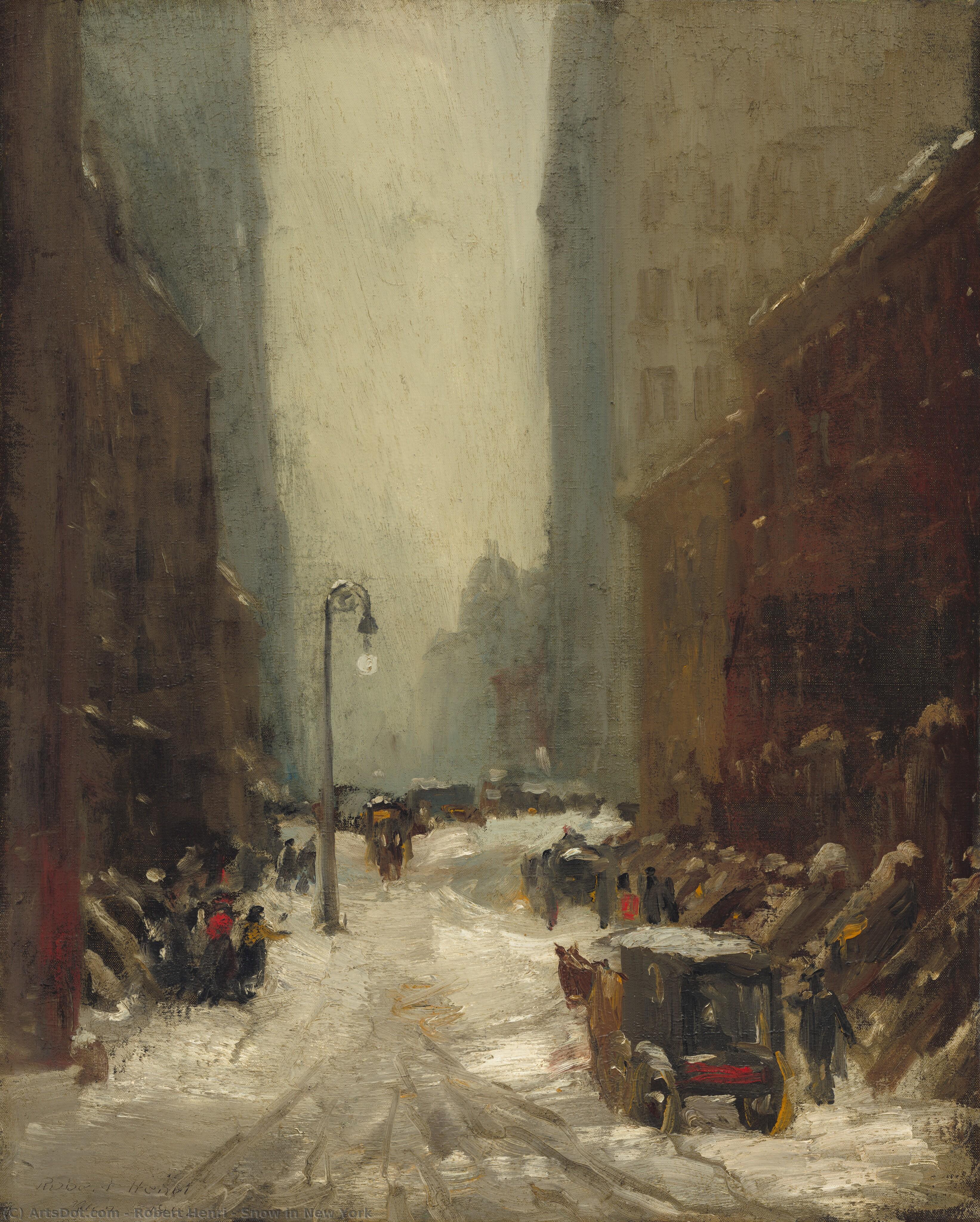 Snow In New York — Robert Henri