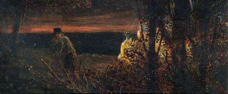 Man In A Wood — James Smetham