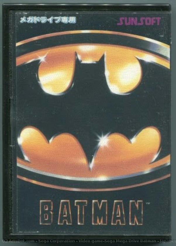 Video Game:sega Mega Drive Batman - Japanese Edition — Sega Corporation