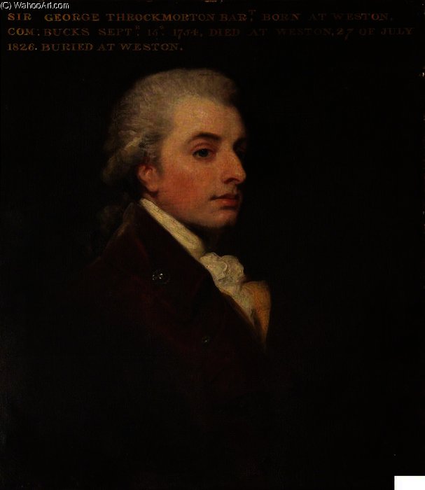 Sir George Throckmorton-courtenay — George Romney