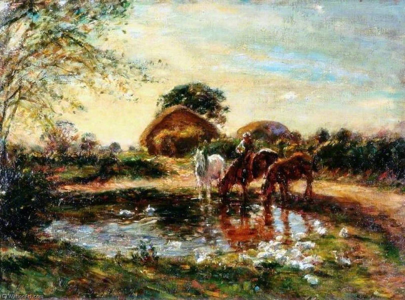The Farm Pond — William Mark Fisher