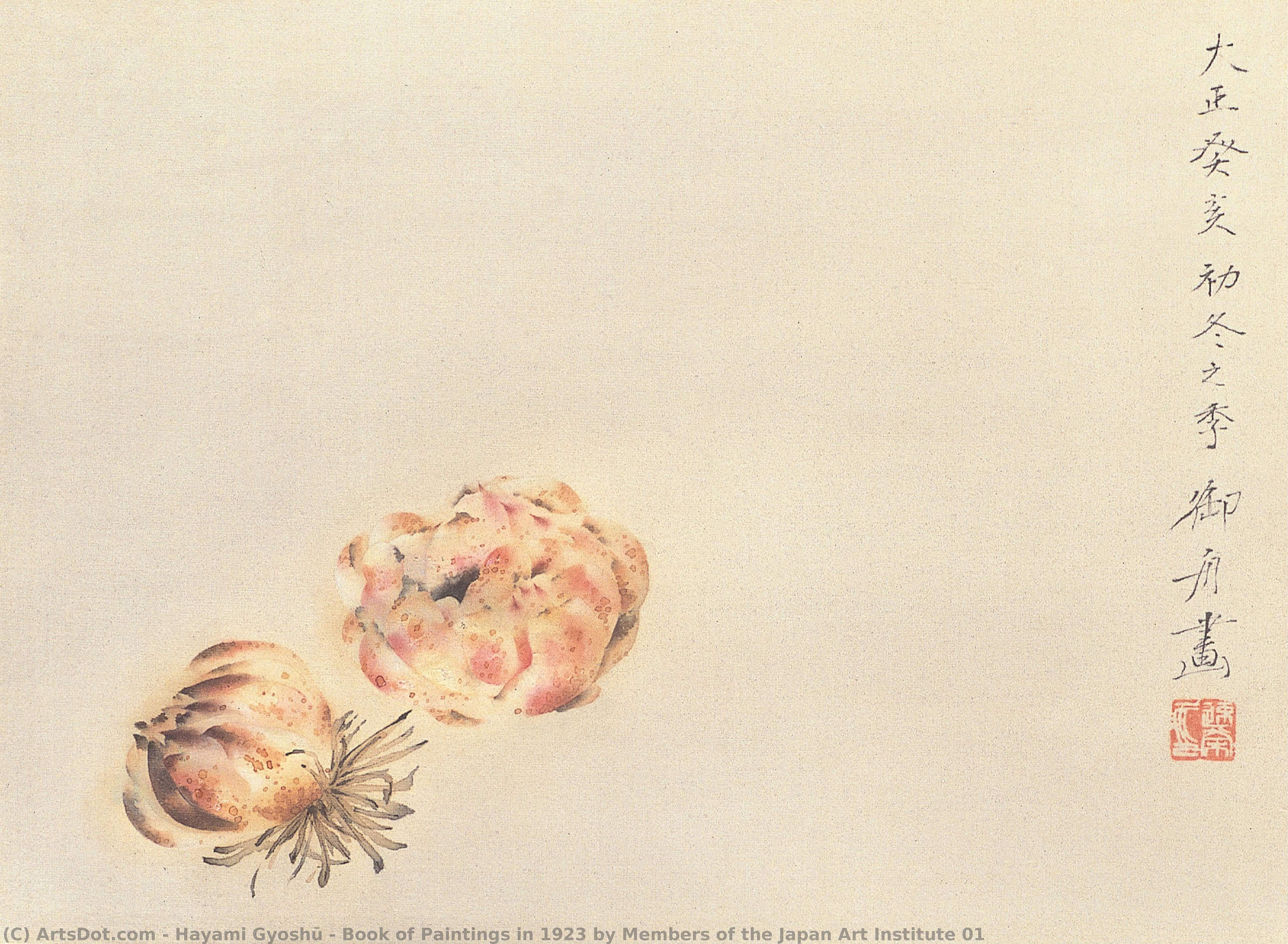 Book Of Paintings In 1923 By Members Of The Japan Art Institute 01 — Hayami Gyoshū