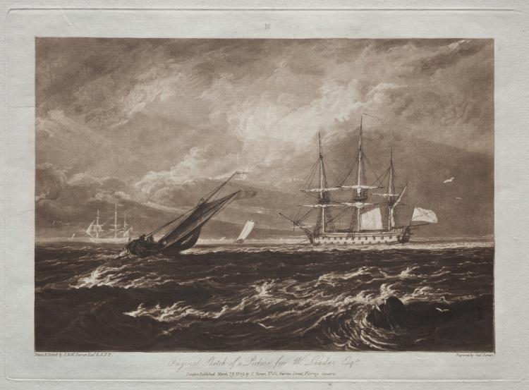 The Leader Sea-piece — Joseph Mallord William Turner