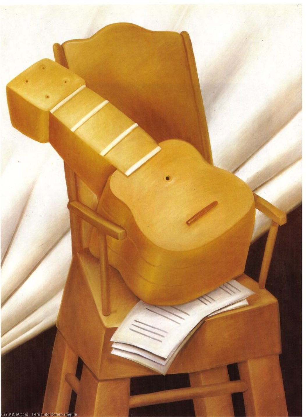 Guitare Et Chaise — Фернандо Ботеро