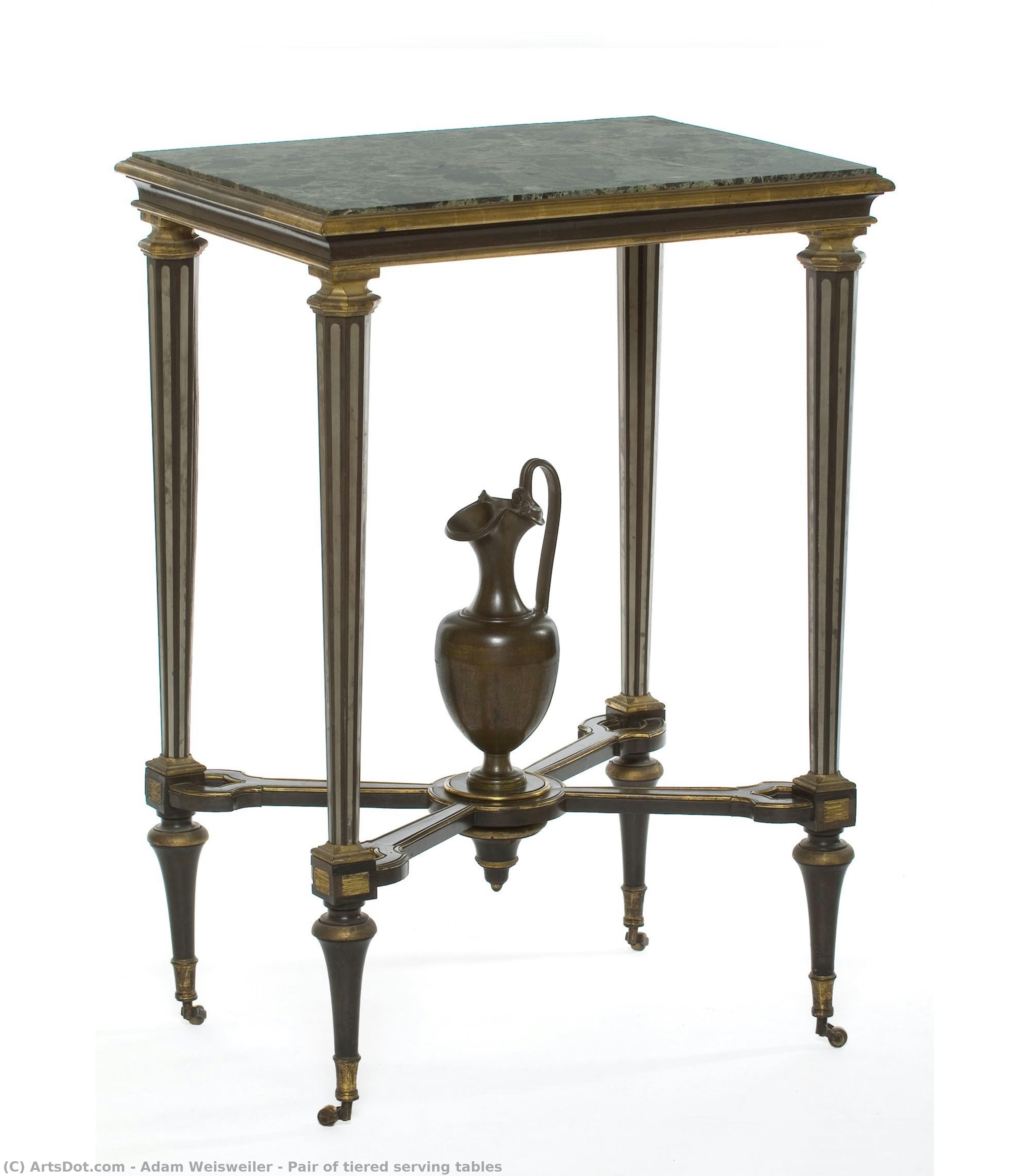 Pair Of Tiered Serving Tables — Adam Weisweiler
