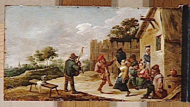 Danse Au Son De La Cornemuse — David Teniers Ii Le Jeune