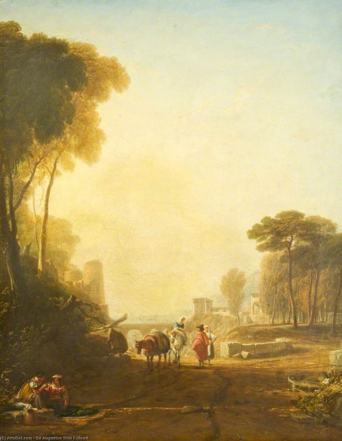Classical Landscape — Sir Augustus Wall Callcott