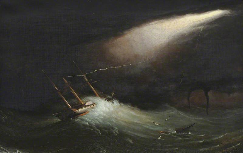 Hms 'melpomene' In Distress, 17 November 1805 — Robert Strickland Thomas