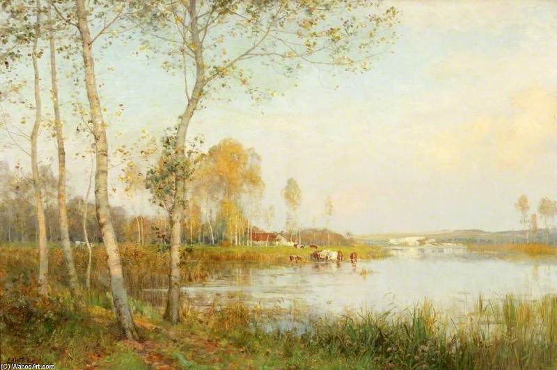 Autumn On The Somme, France — Ernest Albert Waterlow