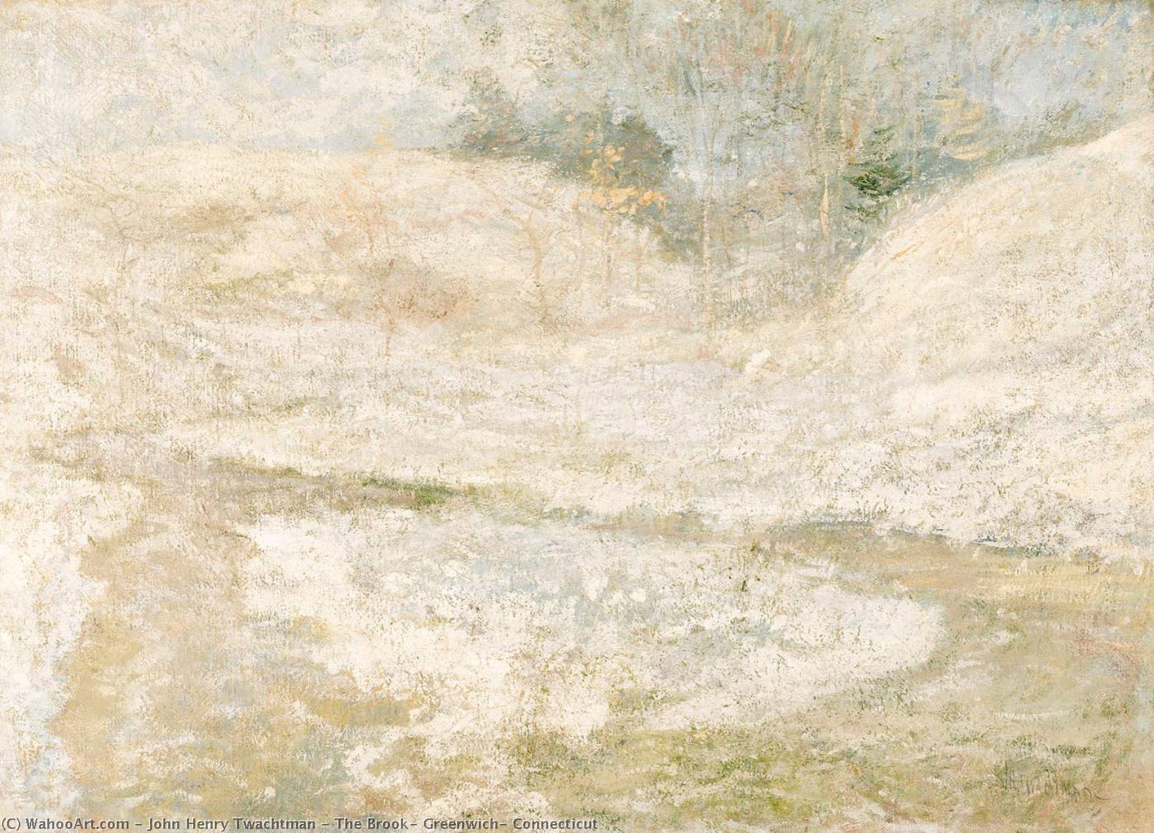 The Brook, Greenwich, Connecticut — John Henry Twachtman