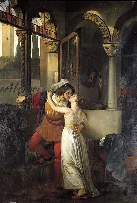 The Last Kiss Of Romeo And Juliet — Francesco Hayez