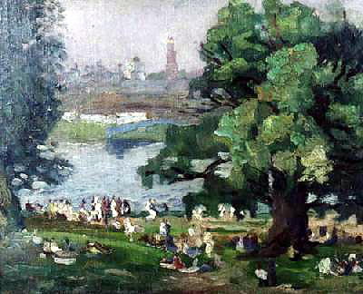 Festivities. Zagorsk. — Pyotr Konchalovsky