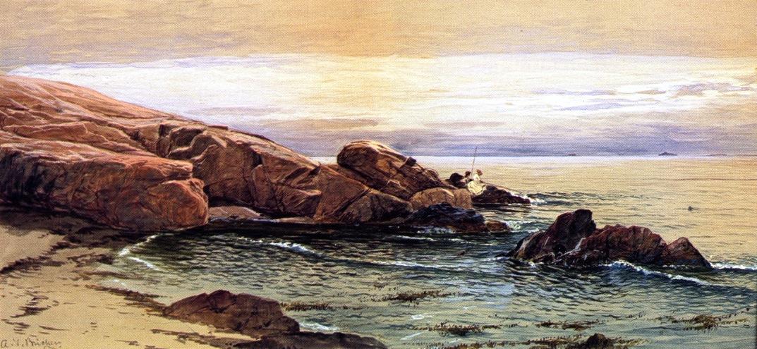 Two Women Fishing — Alfred Thompson Bricher