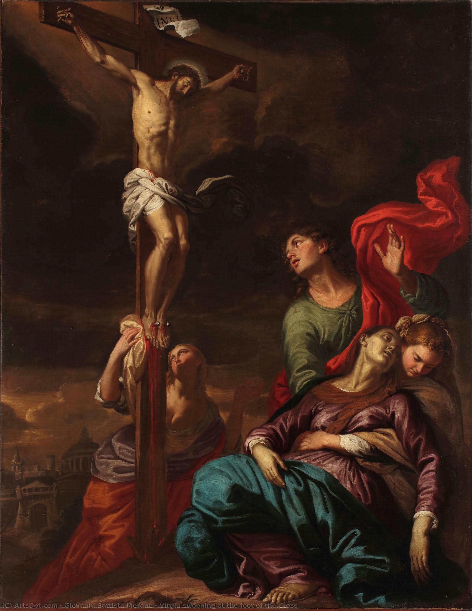Virgin Swooning At The Foot Of The Cross — Giovanni Battista Merano