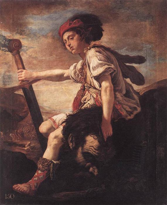 David With The Head Of Goliath — Domenico Feti (domenico Fetti)