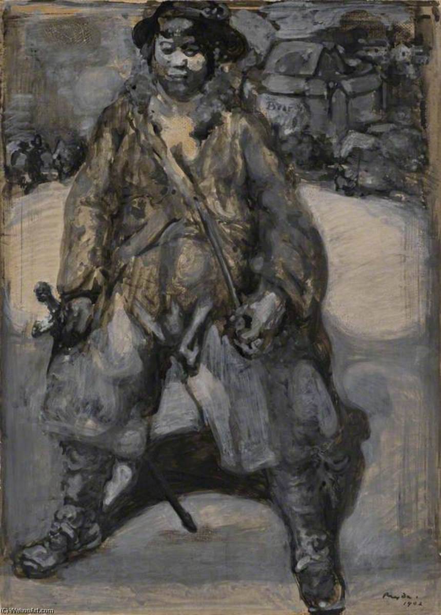 Moll Cutpurse (the Roaring Girl) — James Ferrier Pryde