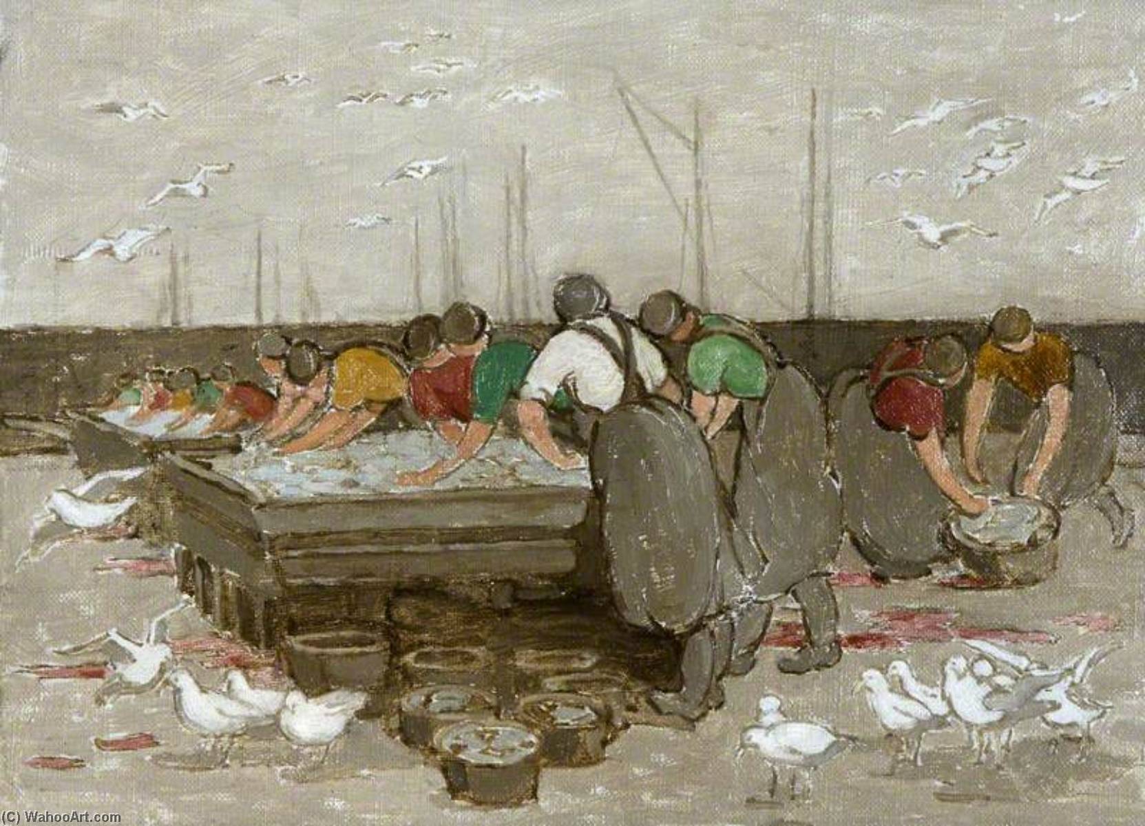 Study For 'girls And Gulls At Ardglass' — Georgina Moutray Kyle