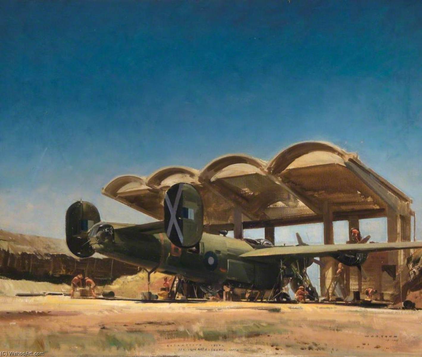 Liberator Undercarriage Retraction Tests No.356 Squadron, India — Frank Wootton
