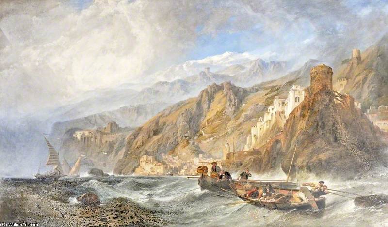 Amalfi, Birthplace Of The Mariner's Compass — Clarkson Frederick Stanfield
