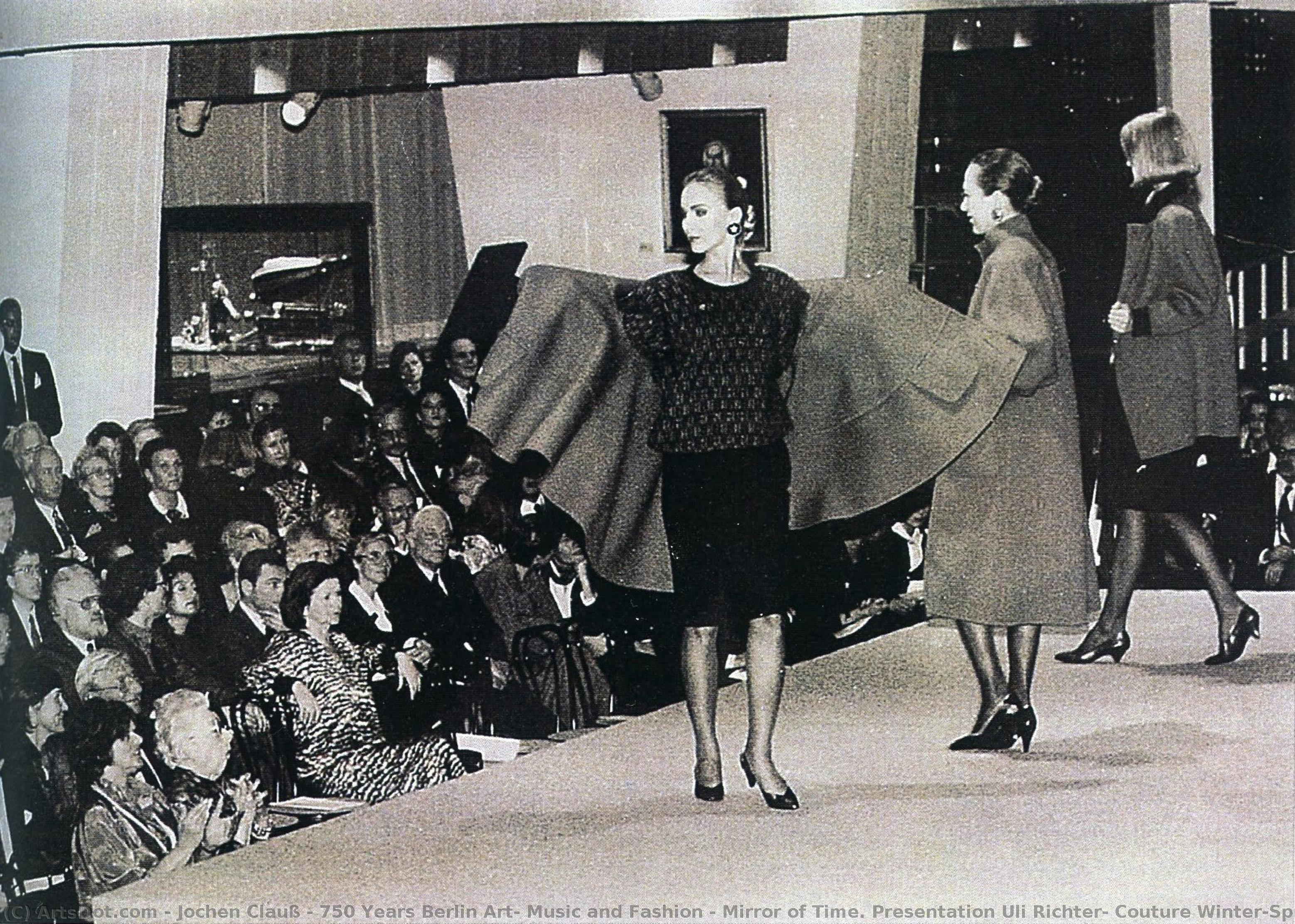750 Years Berlin Art, Music And Fashion - Mirror Of Time. Presentation Uli Richter: Couture Winter/spring 1986/87 — Jochen Clauß