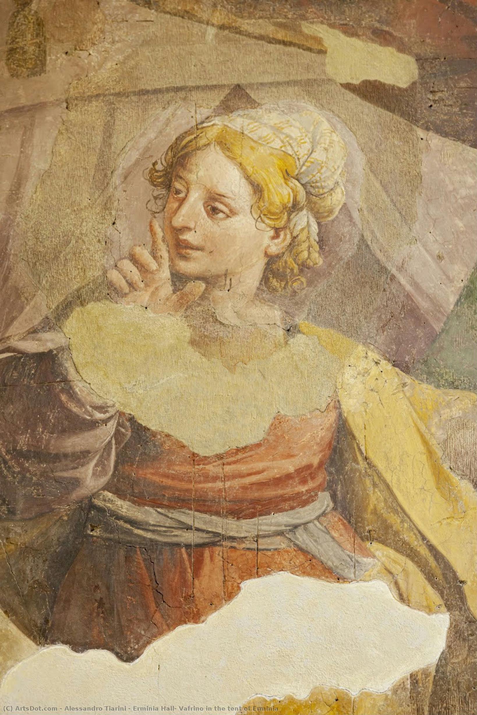 Erminia Hall: Vafrino In The Tent Of Erminia — Alessandro Tiarini