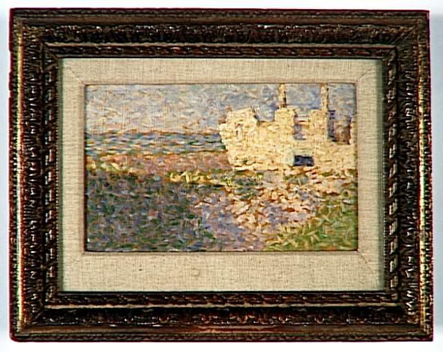 Ruins At Grandcamp — Georges Seurat