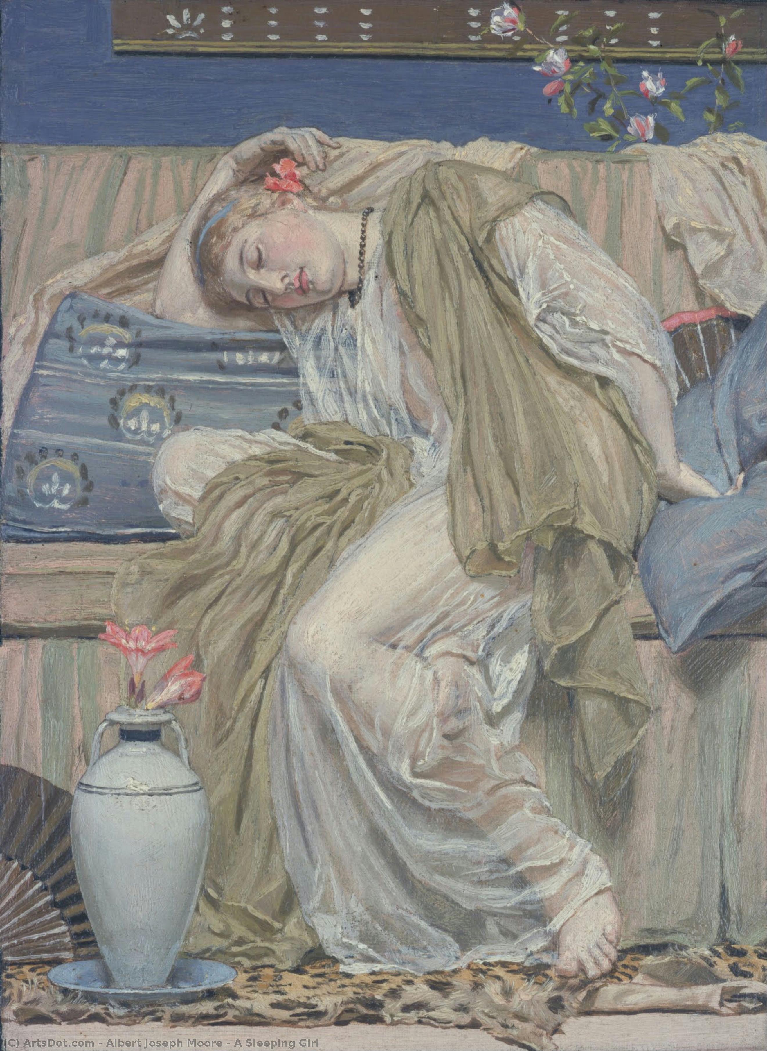 A Sleeping Girl — Albert Džozef Mur