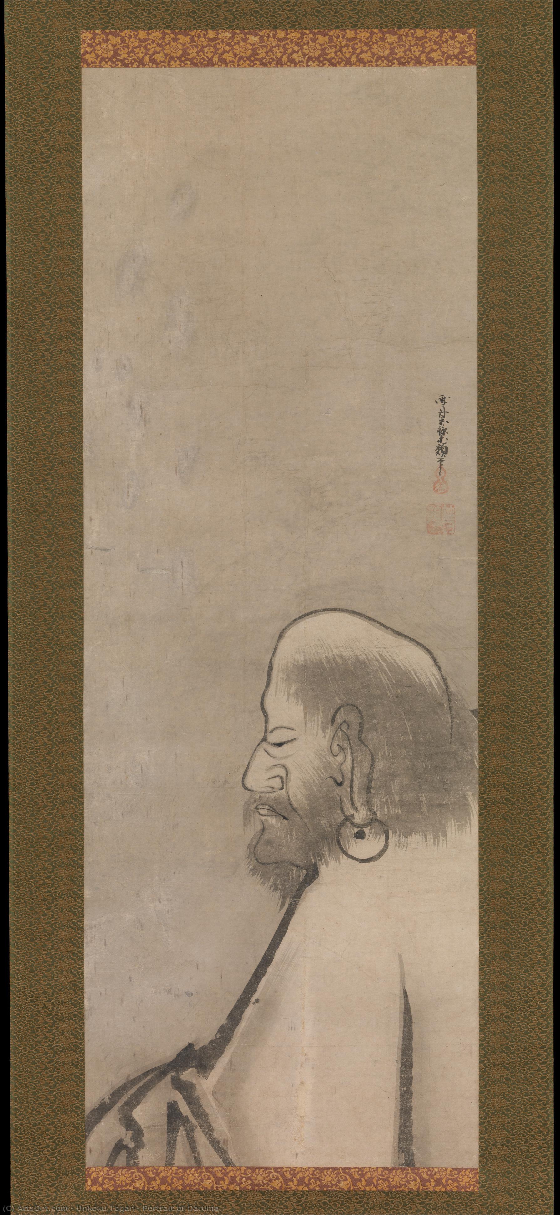 Portrait Of Daruma — Unkoku Tōgan