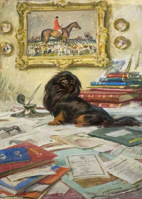 Black Knight Finishes His Diary — Sir Alfred James Munnings