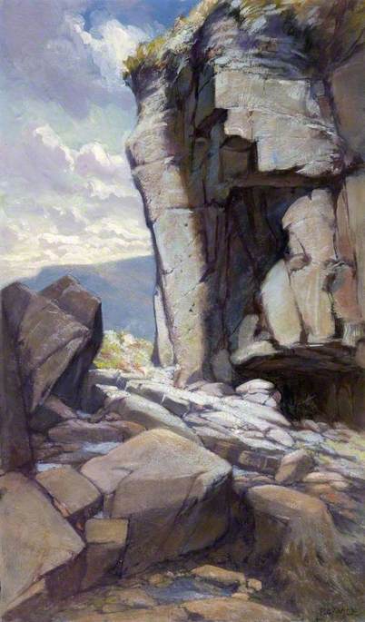 Cliffs By The Sea — Percival Arthur Wise