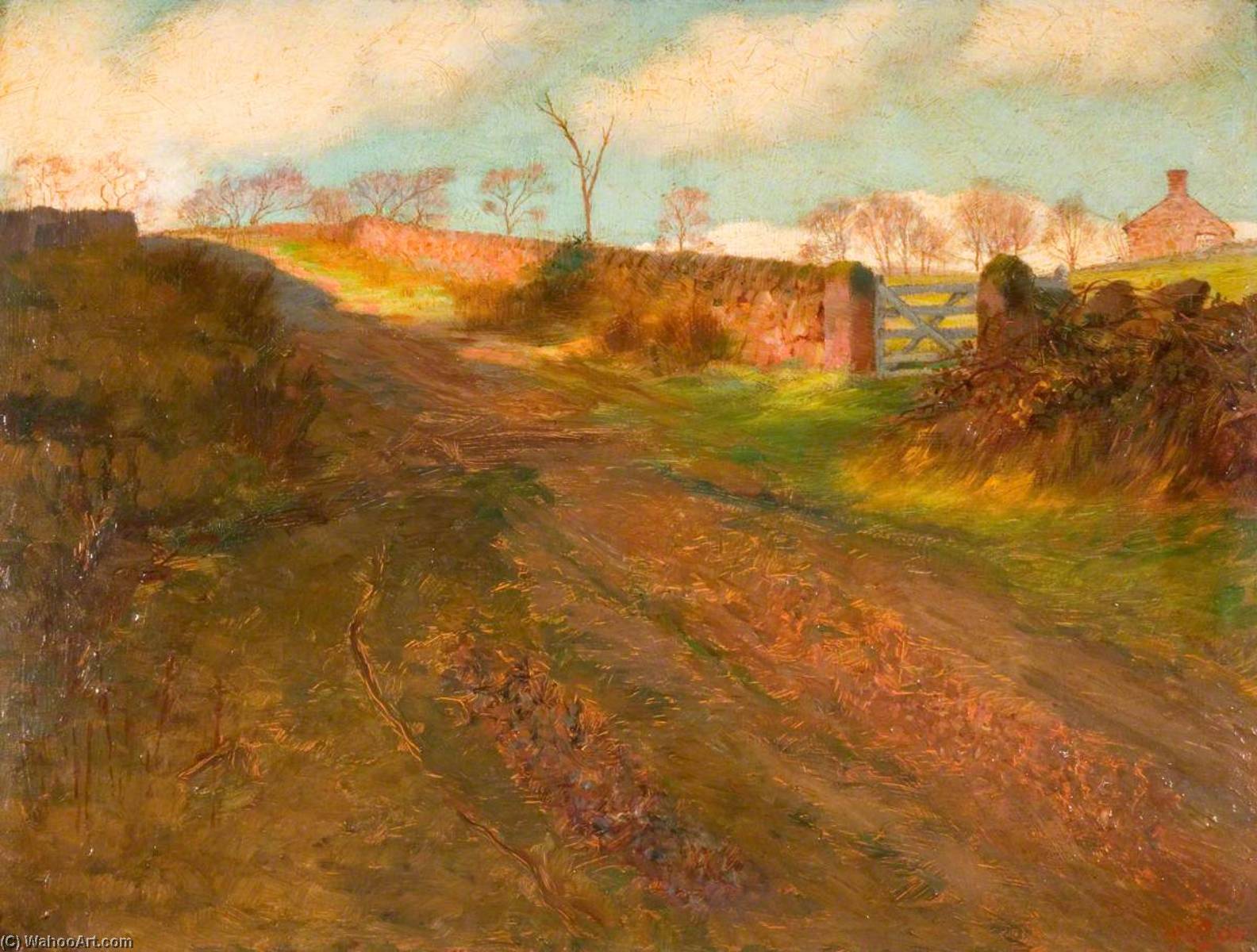 Winter Sunshine, Cliff Park, Rudyard — George Cartlidge