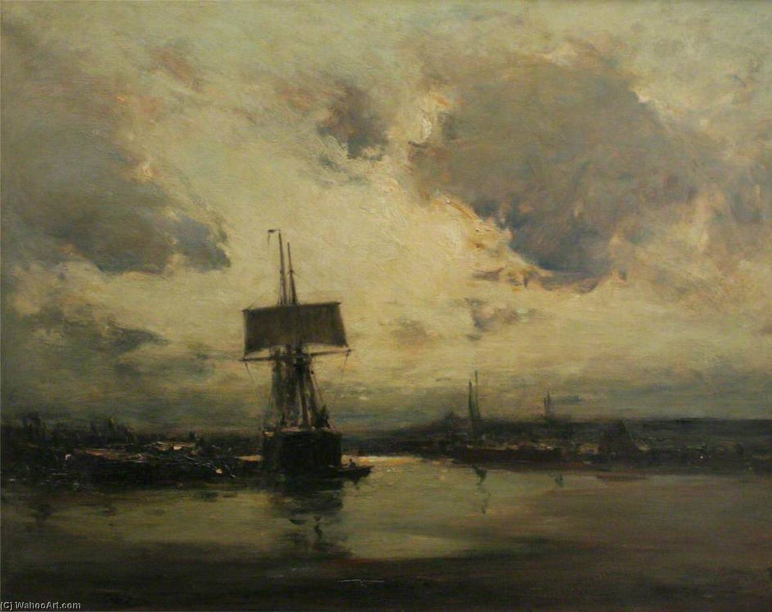 A Tidal River — Edmund Aubrey Hunt