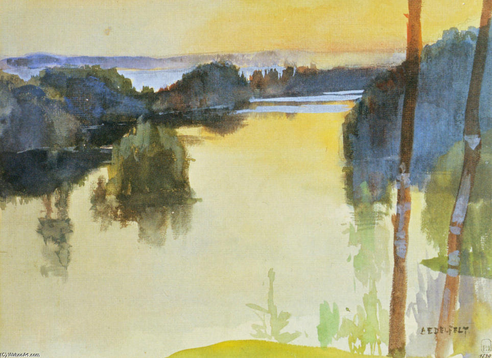 Näköala Kaukolan Harjulta — Albert Edelfelt