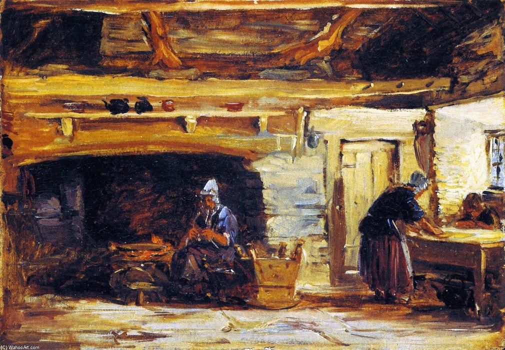 Cottage Interior — Дэвид Кокс