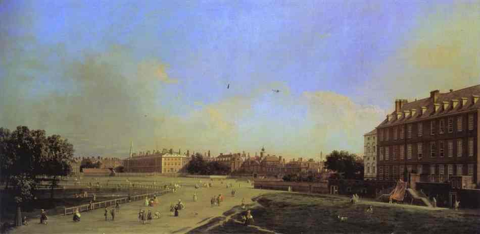 London - The Old Horse Guards From St. James' Park — Canaletto