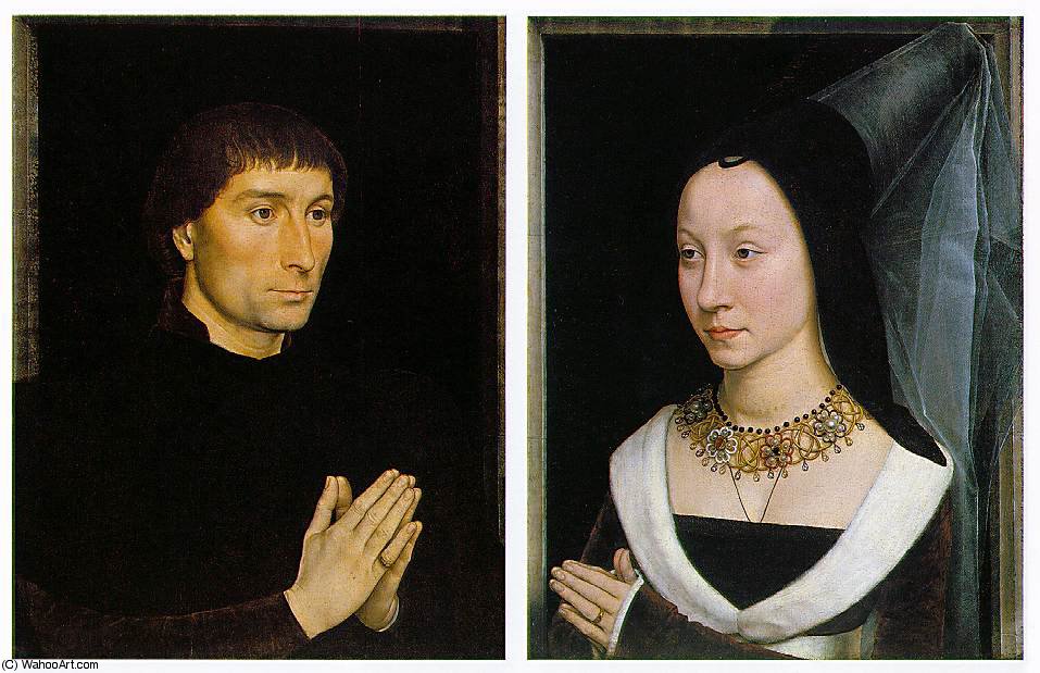 Tommaso Portinari And His Wife, Ca 44.1x33.7 C — Memling, Hans