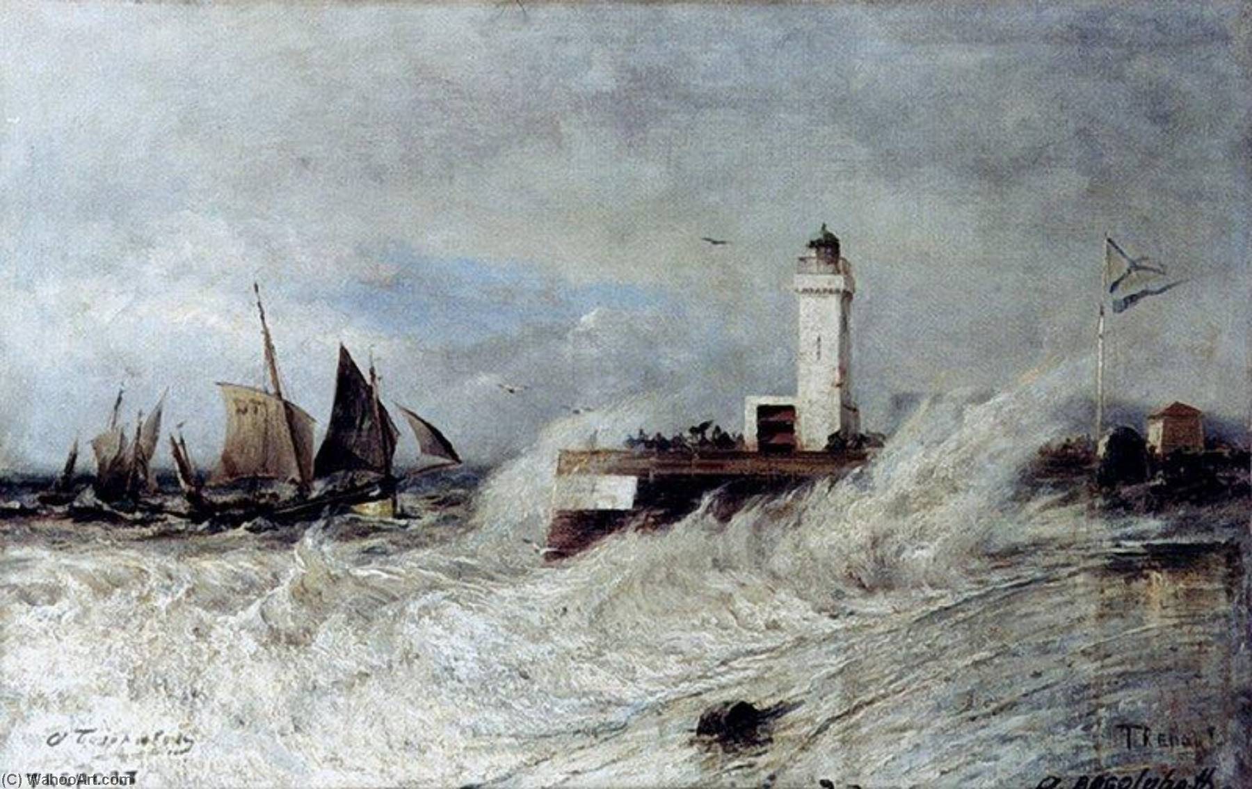 High Tide In Treport — Alexei Petrovich Bogoliubov