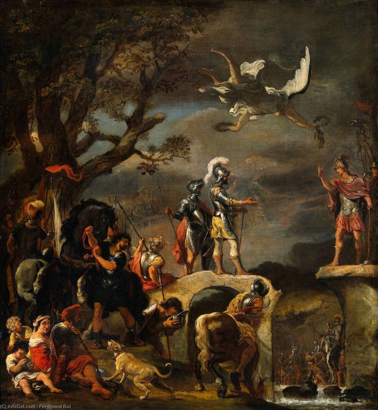 The Peace Negotiations Between Claudius Civilis And Cerealis — Ferdinand Bol