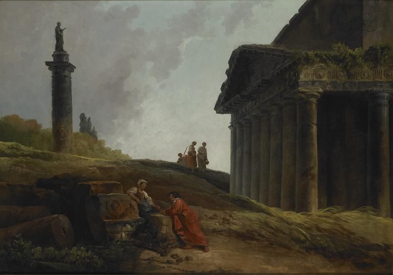 Monuments Et Ruines Dit Autrefois Ruines D'italie — Hubert Robert