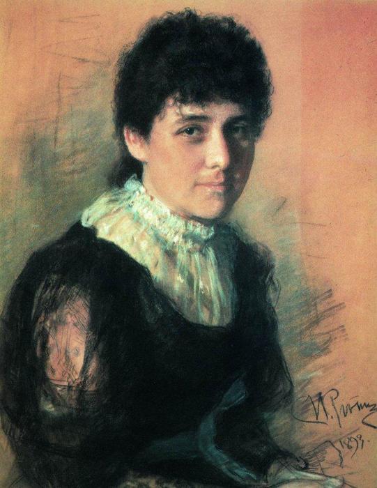 Portrait Of The Sculptor E.p.tarhanova-antokolskaya — Ilya Yefimovich Repin