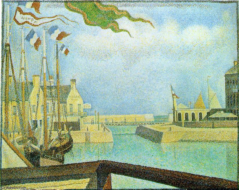 Sonntag In Port-en-bessin, Rijksmuseum Kroller-m — Georges Pierre Seurat