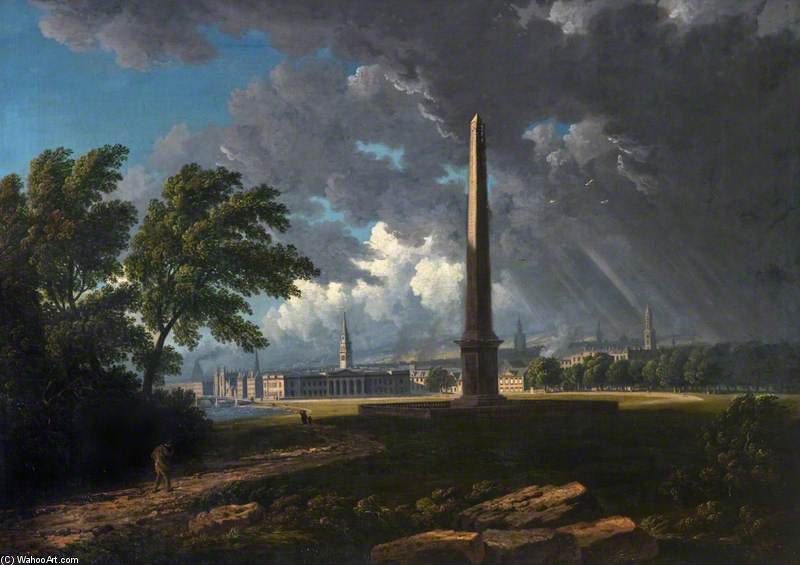 View Of Glasgow Green And A Passing Storm — John Knox
