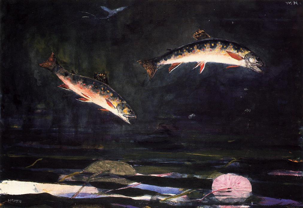Leaping Trout 1 — Winslow Homer