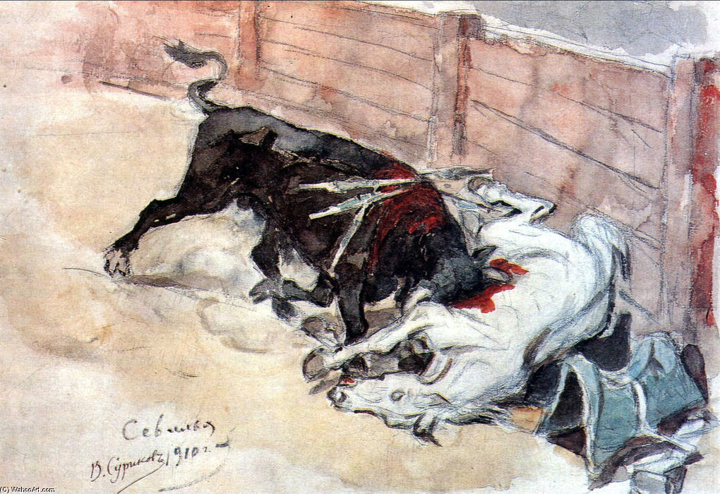 Seville. The Bullfight. — Vasily Ivanovich Surikov