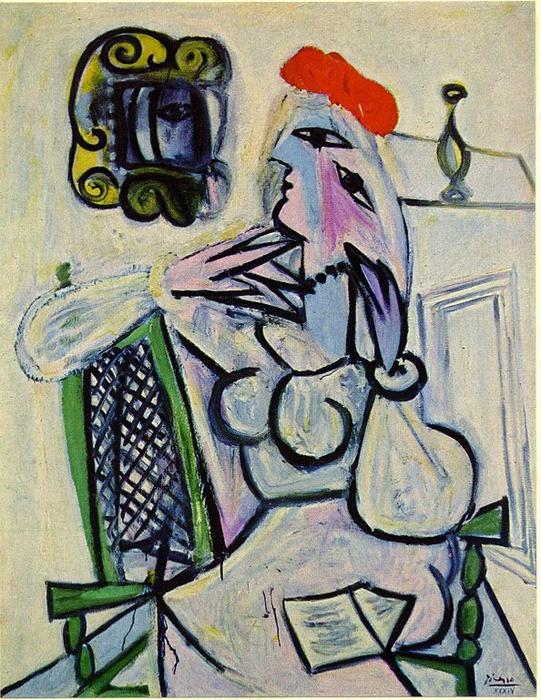 Woman With Red Hat — Пабло Пикасо