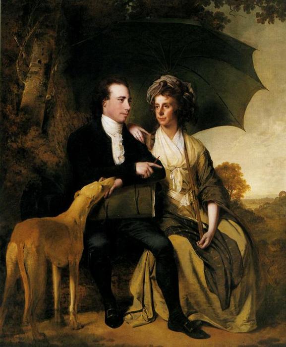 Rev. Thomas Gisborne And His Wife Mary — Joseph Wright Of Derby