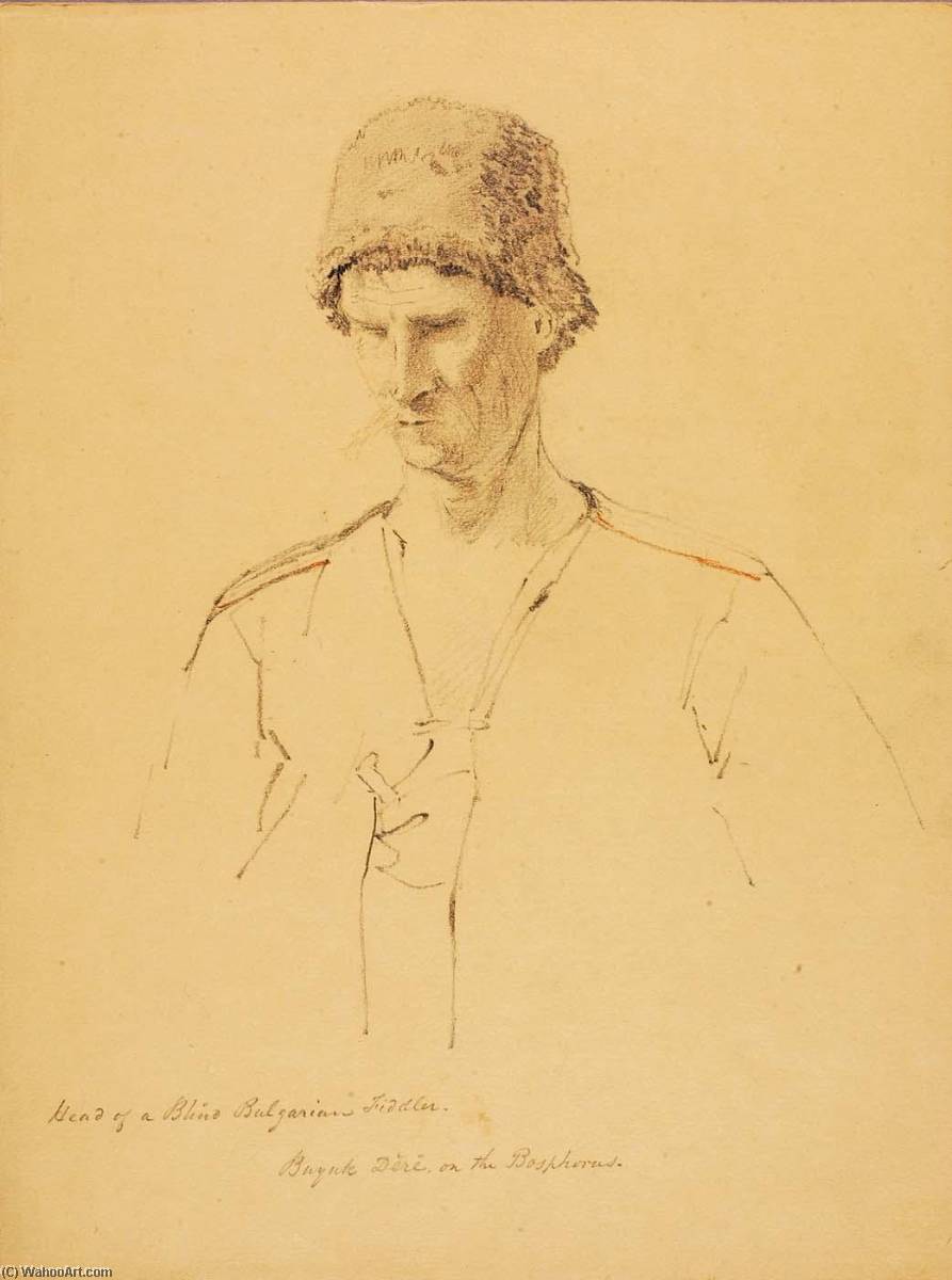 Head Of A Blind Bulgarian Fiddler — Miner Kilbourne Kellogg